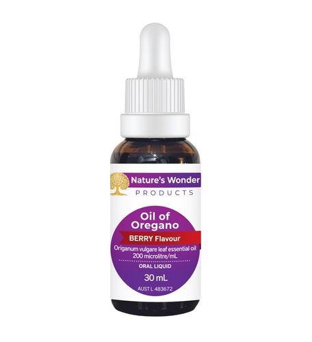 CNW Oil of Oregano Berry Flavour dropper 30ml