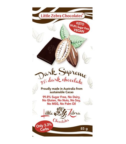 LZC 73% Dark Supreme Chocolate 85g x 12 CDU