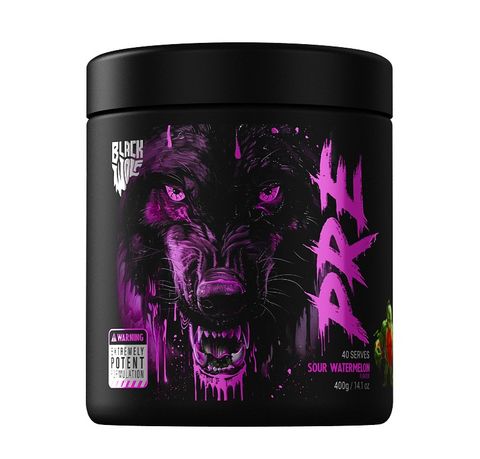 Black Wolf Nutrition PRE High Stimulant Pre Workout Sour Watermelon 400g