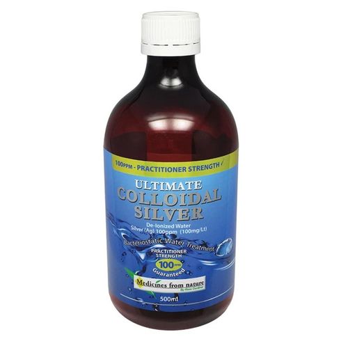 Medicines from Nature Ultimate Colloidal Silver 100PPM 500ml