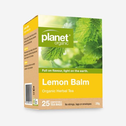 Planet Organic Lemon Balm Tea Bags 25s