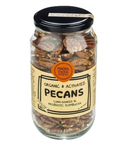 MF Pecans Organic Activated LRG JAR