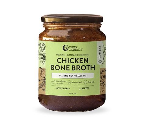 Nutra Organics Chicken Broth Concentrate Native Herbs 250g