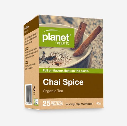 Planet Organic Tea Bags Chai Spice