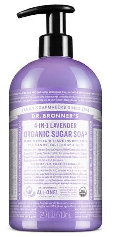 Dr Bronner's Organic Pump Soap Lavender