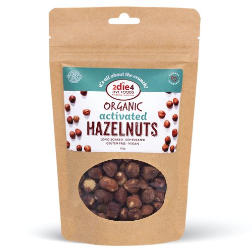 2die4 Activated Org Hazelnuts 120gm