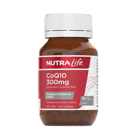 Nutra-Life Coq10 300Mg Double Strength