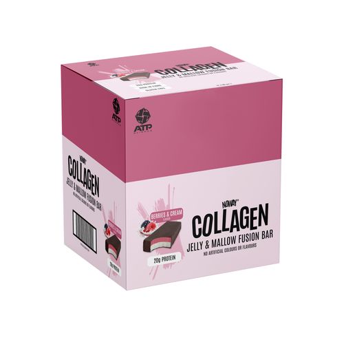 NOWAY Collagen Fusion Bar Berries & Cream 60g x 12 CDU