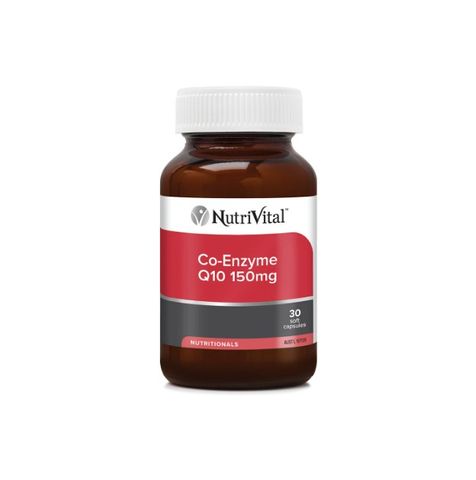 NutriVital Co-Enzyme Q10 150mg Capsules