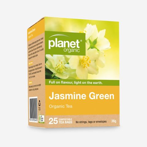 Planet Organic Tea Jasmine Green 25 Tea Bags