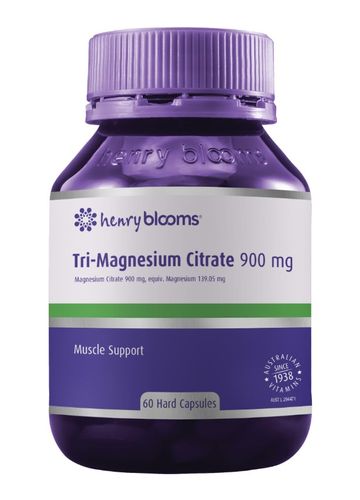 Blooms Tri-Magnesium Citrate 900 60 caps