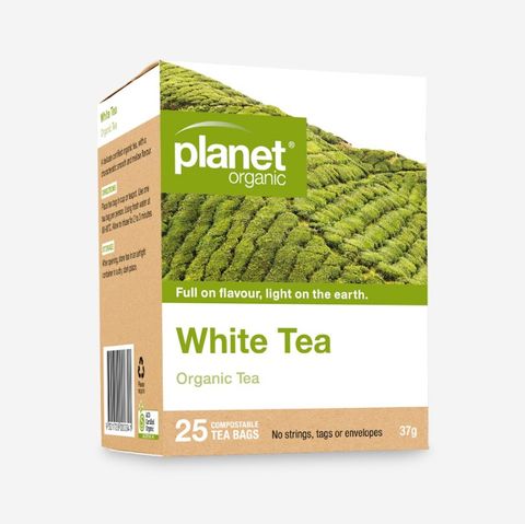 Planet Organic Tea White 25 Tea Bags