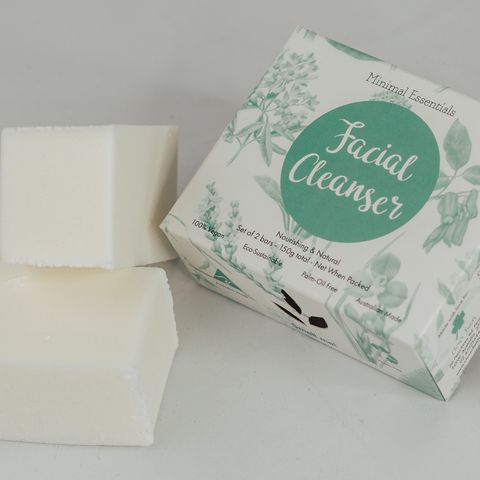Minimal Essentials Facial Cleanser Set of 2 bars