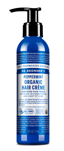 Dr Bronner's Hair Condition & Style Creme 177ml Peppermint