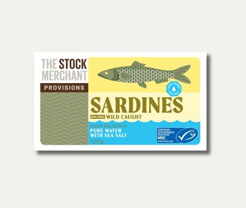 The Stock Merchant MSC Sardines in Pure Water 120g