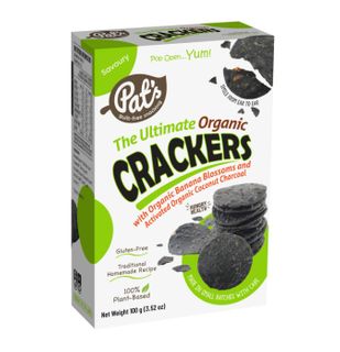 Pat's Organic Ultimate Charcoal Crackers 100g