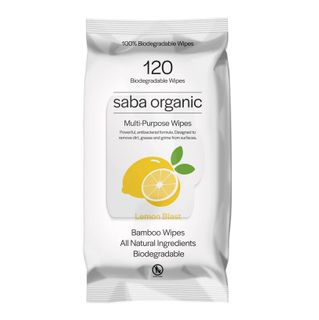 Saba Bamboo Multi-purpose Wipes 120pk