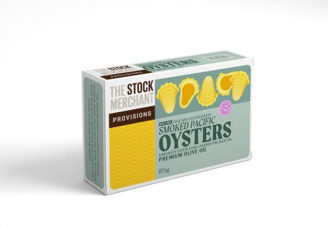 The Stock Merchant Smoked Oysters 85g