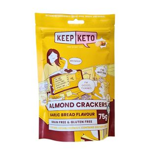 Keep Keto Crackers Garlic Bread Flavour 75g