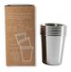 Goodly Gosh Reusable Stainless Steel Drinking Cups 6 Pack