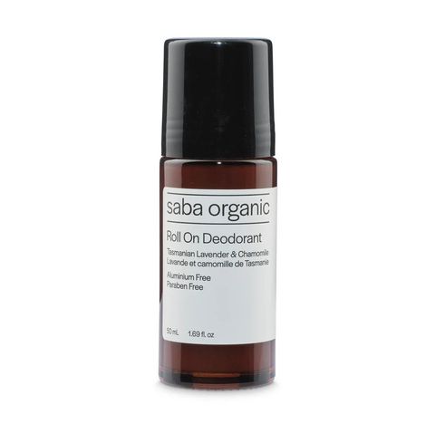 Saba Organics Deodorant Tasmanian Lavender & Chamomile 50ml