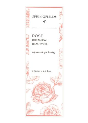 Springfields Rose Botanical Facial Beauty Oil 30ml