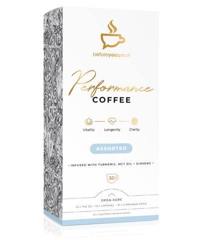 Beforeyouspeak Performance Coffee Assorted Pack 30 Serves