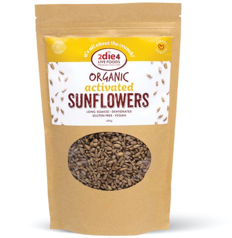 2die4 Activated Organic Sunflower Seeds 300g