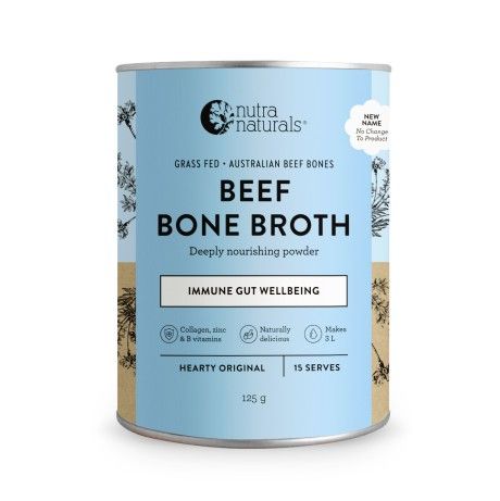 Nutra Naturals Beef Bone Broth Hearty Original 125g