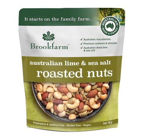 Brookfarm Roasted Nuts Lime & Sea Salt 75g