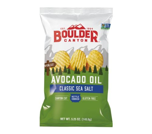 Boulder Avocado Oil Sea Salt Chips 142g x 12