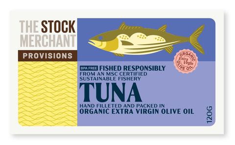 The Stock Merchant MSC Tuna in Extra Virgin Olive Oil 120g