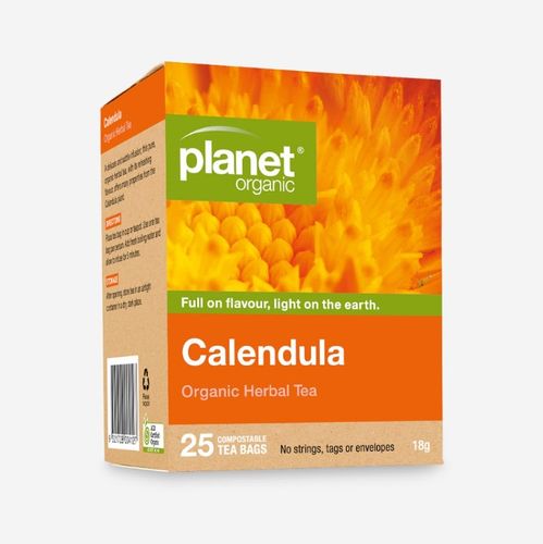 Planet Organic Calendula Herbal 25 Tea Bags