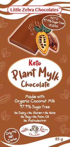 LZC Keto Plant Mylk Chocolate 85g x 12 CDU