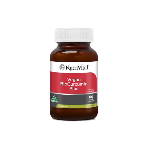 NutriVital Vegan BioCurcumin Plus Capsules