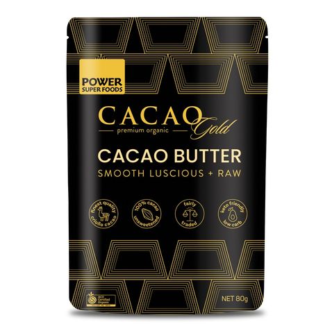 Power Super Foods Certified Organic Cacao Gold Butter Chunks