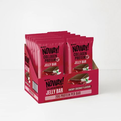 NOWAY Cherry Coconut Jelly Bar 60g - Box of 14