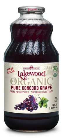 Lakewood Organic Juice Concord Grape 946ml