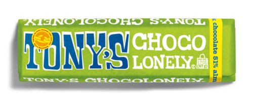 Tony's Chocolonely Snack Size Dark Almond Sea Salt 47g x 35 CDU