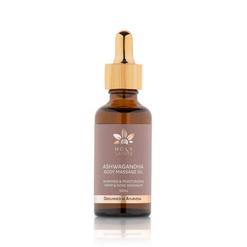 Holy Sanity Ashwagandha Body Massage Oil 50ml