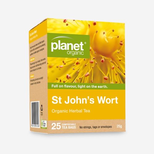 Planet Organic Org Tea Bags 25s St John's Wort