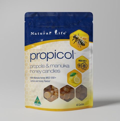Natural Life Propolis & Manuka honey 40 Candies