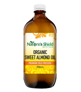 Nature's Shield Cold Pressed Organic Sweet Almond Oil 200 mL