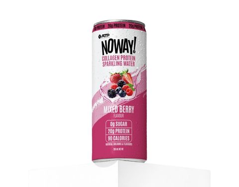 NOWAY Collagen Protein Water Sparkling Water Mixed Berry 355ml - Box of 12