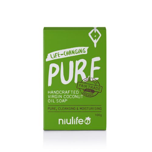 NIU Pure Virgin Coconut Oil Soap 100g