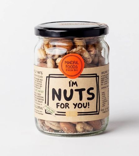 MF I'm Nuts For You Mixed Nuts Organic Activated MED JAR