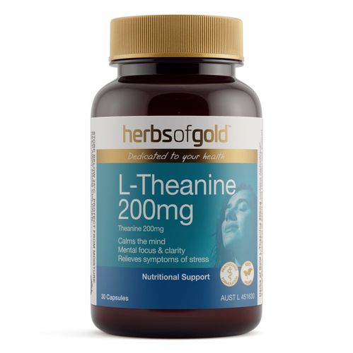 Herbs of Gold L-Theanine 200mg 30 caps