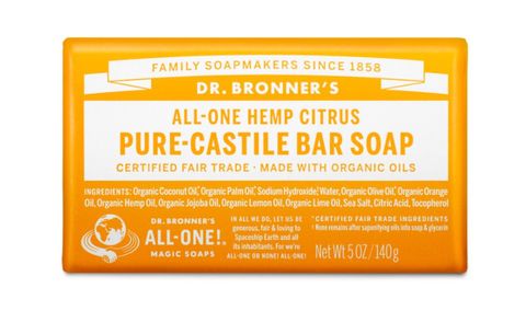 Dr Bronner's 18-in-1 Pure Castile MAGIC BAR SOAP Citrus 140g