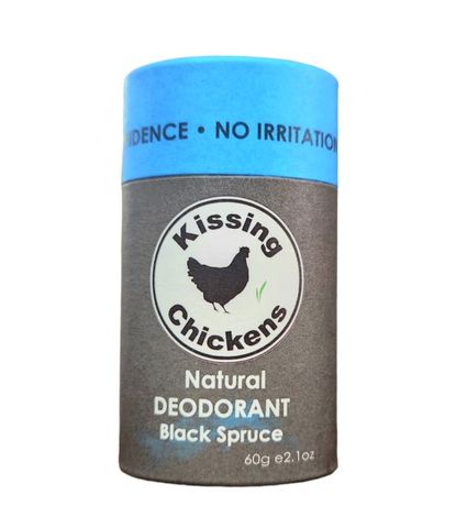 Kissing Chickens Natural Deodorant Stick Black Spruce 60g