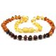 Baltic Babies Baby Necklace Rainbow Amber